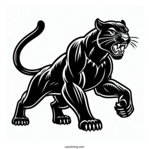 Black Panther Coloring Page