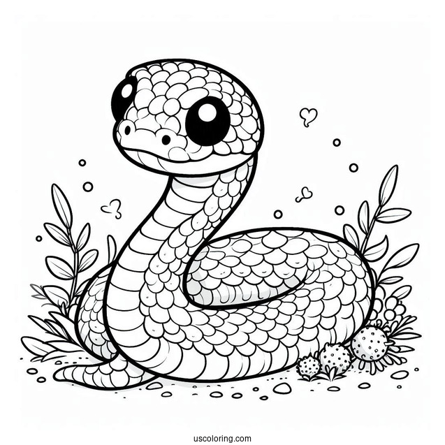 Baby Venomous Rattlesnake