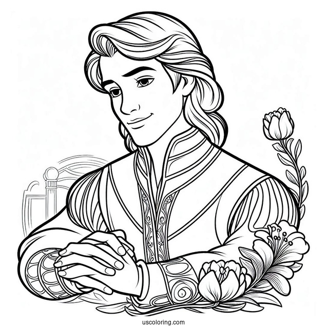 Coloring Page Of Prince Phillip From Sleeping Beauty