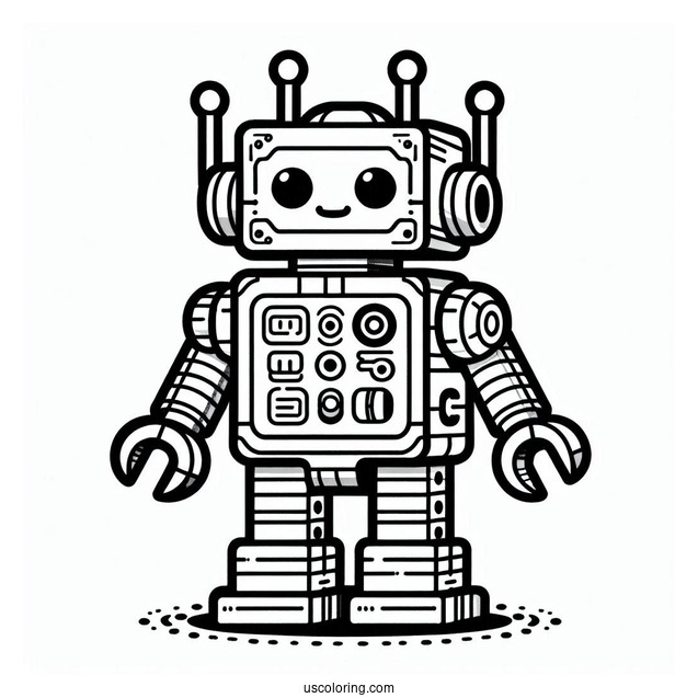 Lego Robot To Color