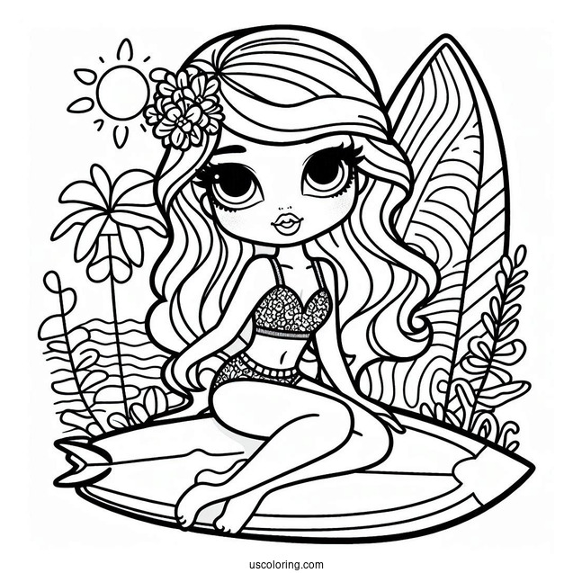 Surfer Babe From Athletic Club