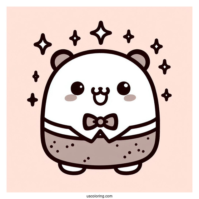 Kawaii Sumikko Gurashi Coloring Page In Bento