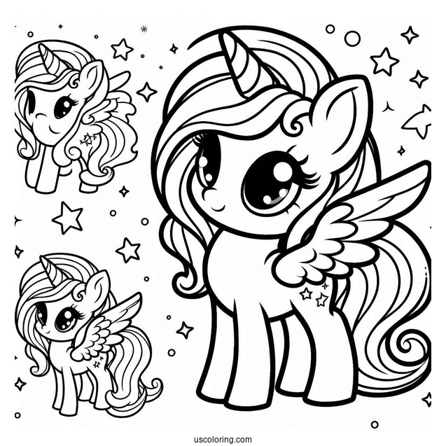 Kawaii My Little Pony Unicorn