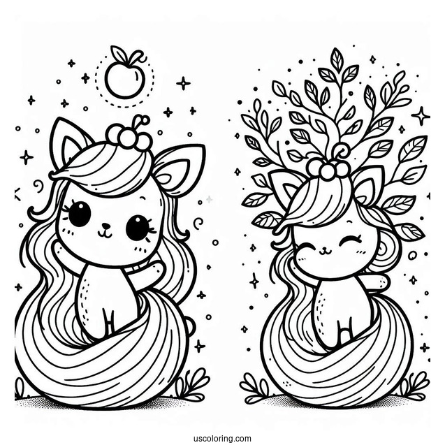 Sprunki Coloring Page Of Oren For Kids