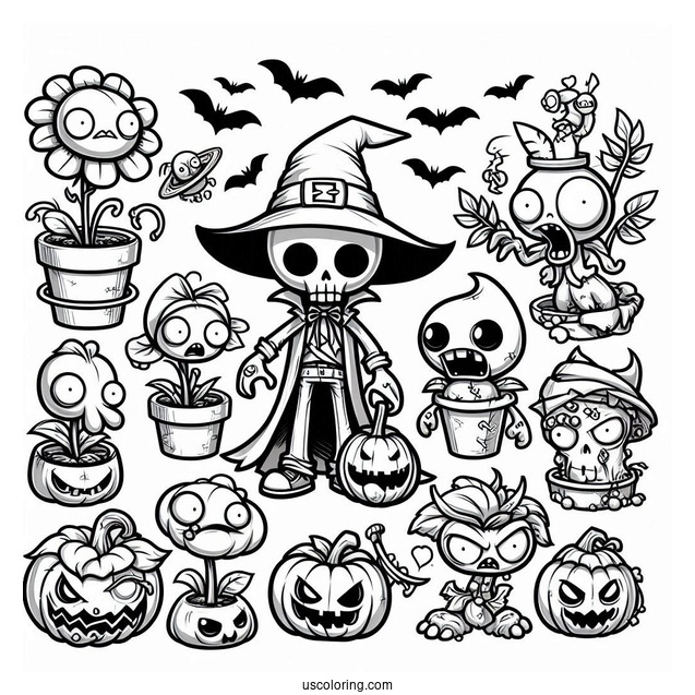 Halloween Themed Plants Vs Zombies
