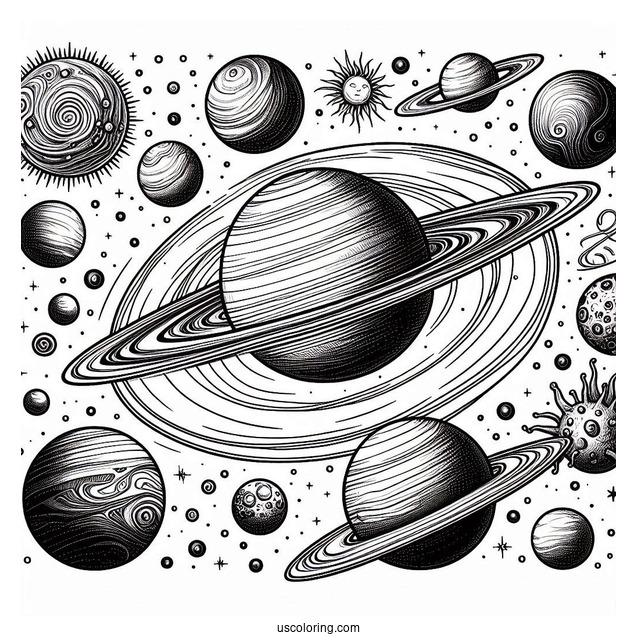 Detailed Planets In The Solar System