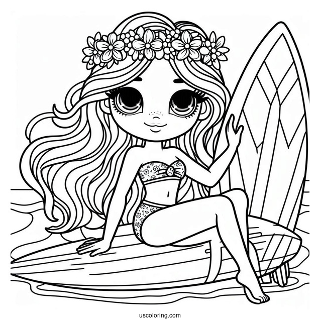 Surfer Babe From Athletic Club