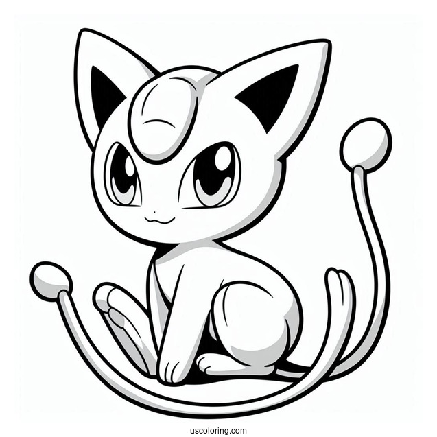 Mew Pokemon To Color