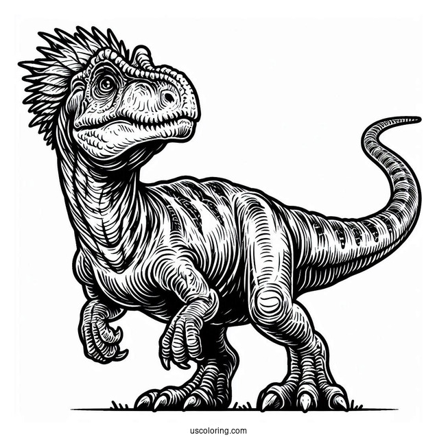 Tough Styracosaurus Coloring Page