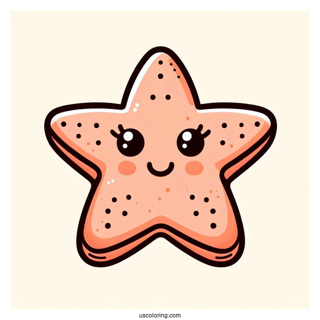 Peach Starfish Coloring Page From Finding Nemo