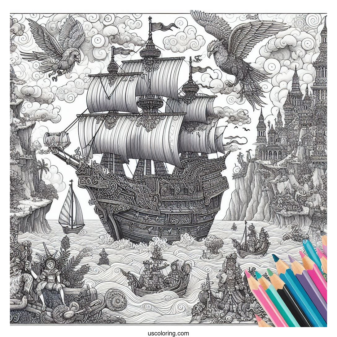 one piece feature image coloring pages