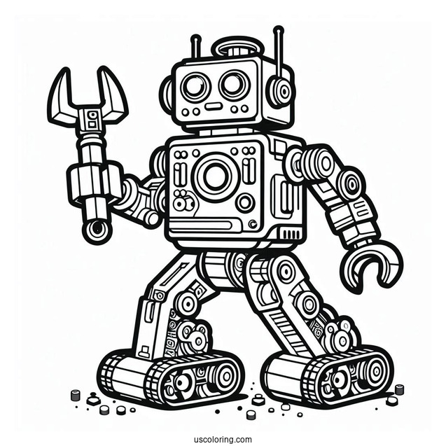 Lego Robot To Color