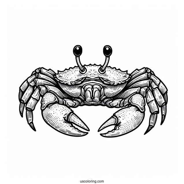 Sally Lightfoot Crab Coloring Page