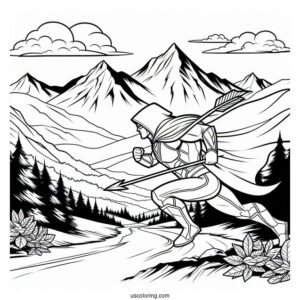 Green Arrow In The Mountains