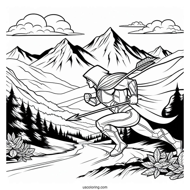 Green Arrow In The Mountains