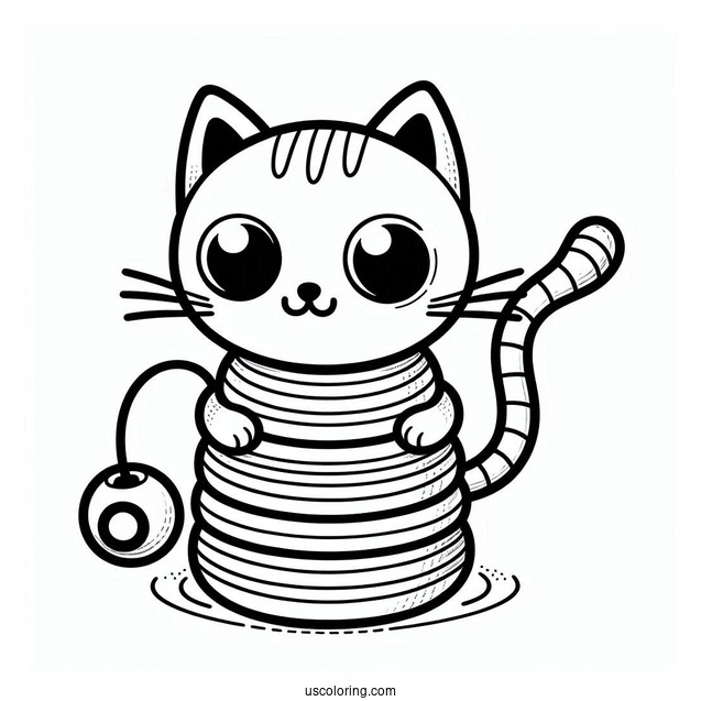 Pete The Cat Toy Coloring Page