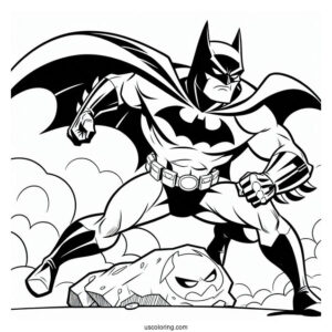 Batman_ The Animated Series Coloring Page