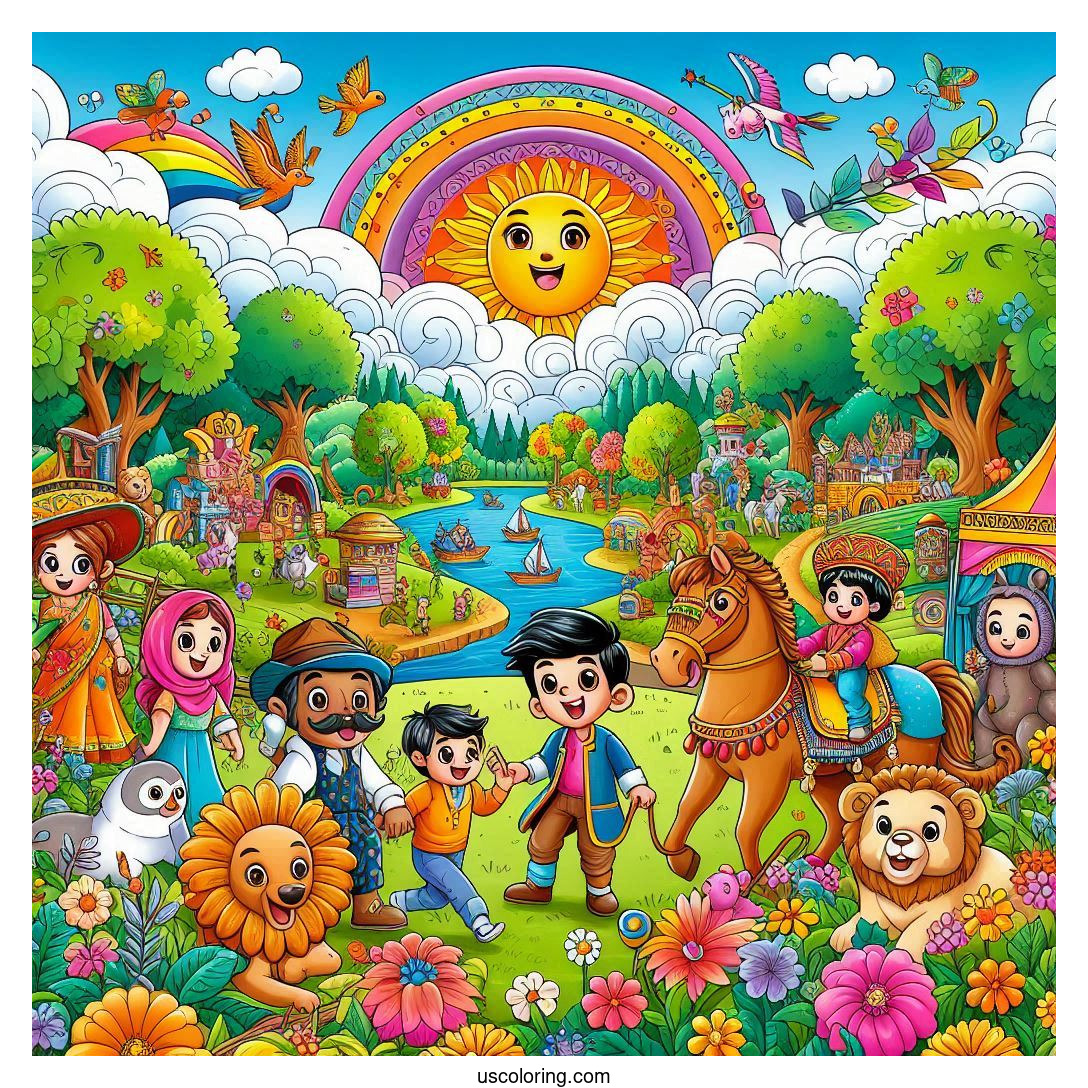 pixar coloring pages feature image