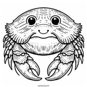 Horseshoe Crab Coloring Page