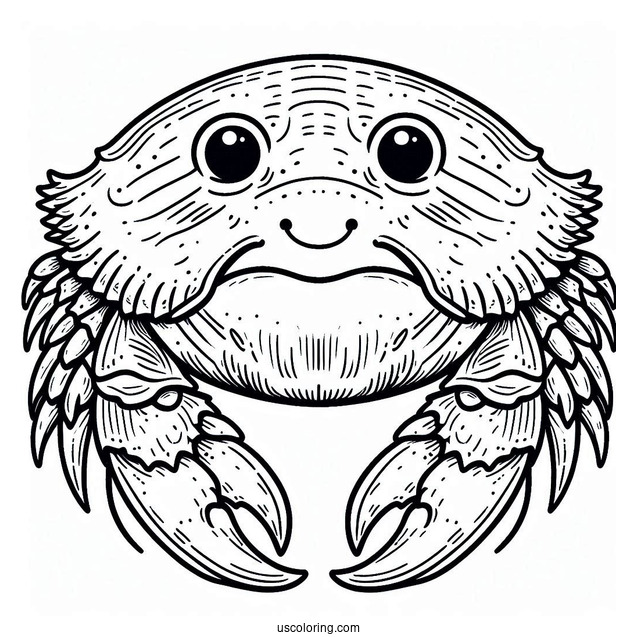 Horseshoe Crab Coloring Page