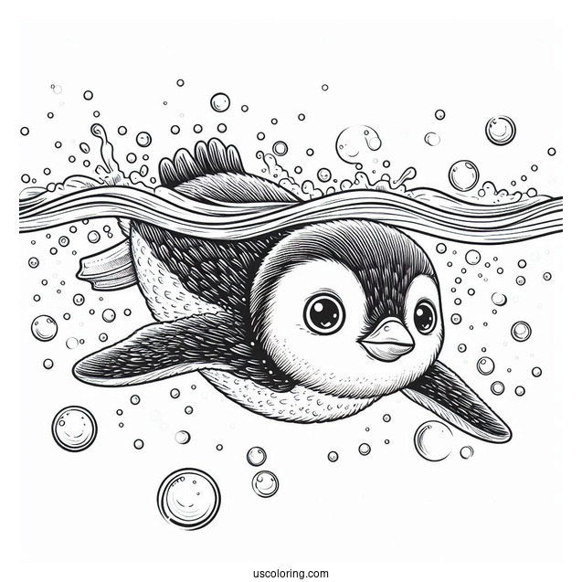 Yellow Eyed Penguins Diving Into Ocean