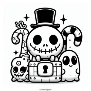 Kawaii Lock, Shock, and Barrel Coloring In