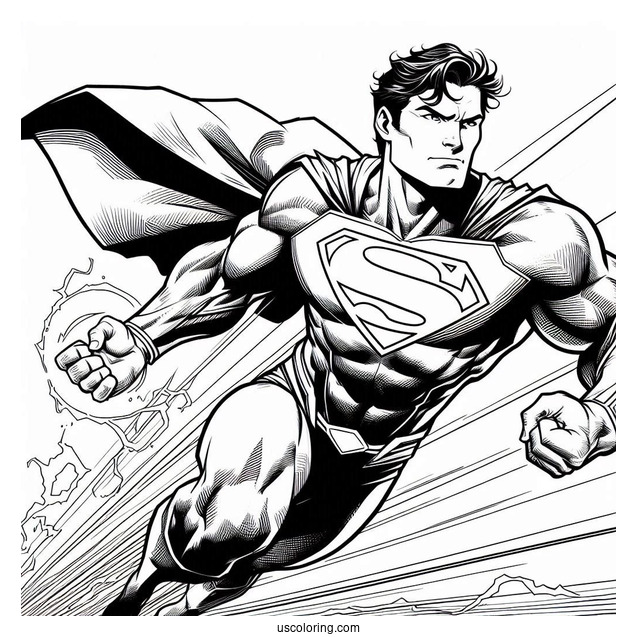DC Justice League Coloring Page