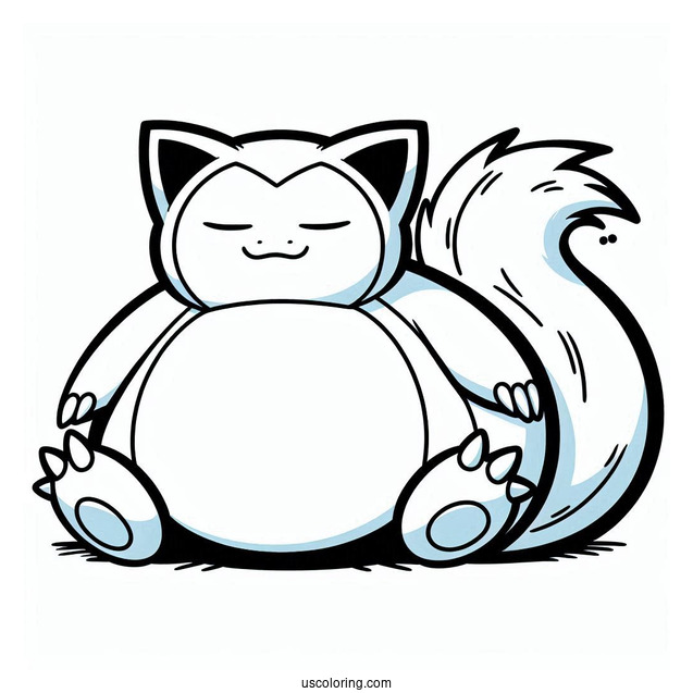 Snorlax Coloring Page Of Munchlax Evolution