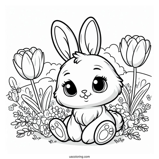 Poppy Playtime Coloring Page Of Bunzo Bunny