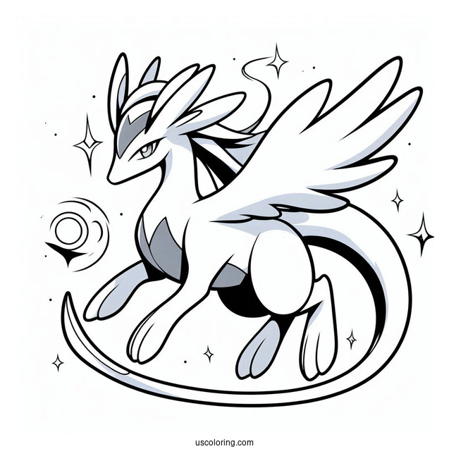 Lugia Legendary Pokemon To Color