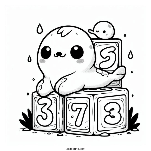 Numberblocks Coloring Page 15