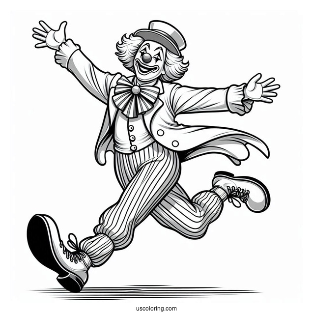 Realistic Clown Dancing