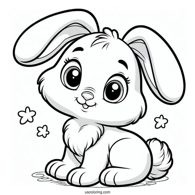 Baby Bugs Bunny Coloring For Kids