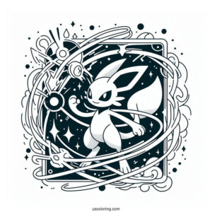 Basic Energy Pokemon Card Coloring Page For Preschoolers