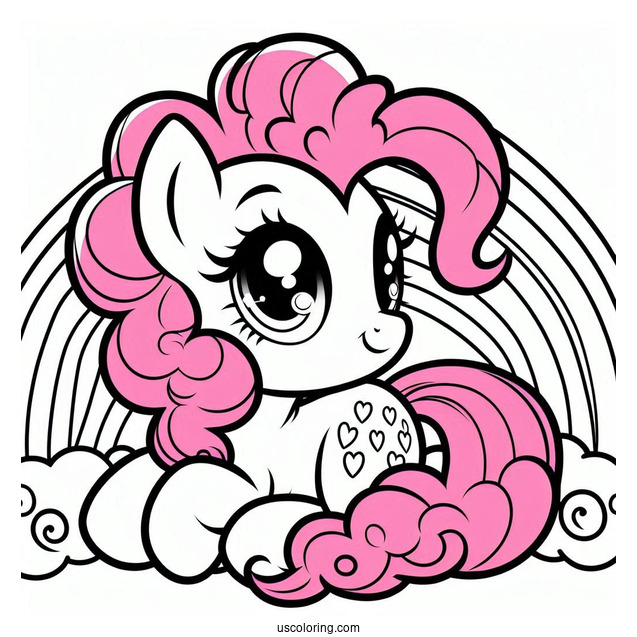 Pinkie Pie Pony Over Rainbow
