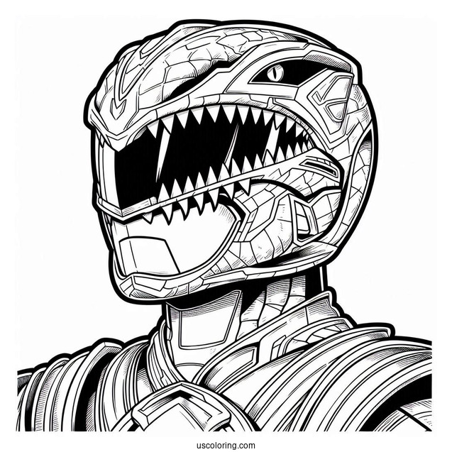 Power Rangers Dino Charge Coloring Sheet