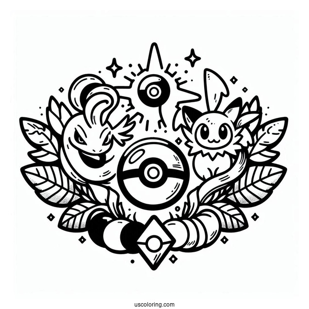 Pokemon Badges To Color