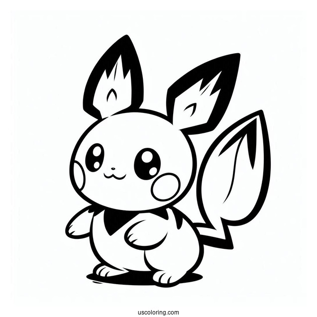 Pichu Pokemon To Color