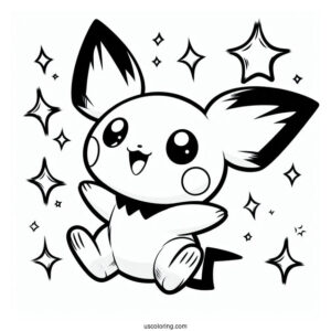 Pichu Pokemon To Color