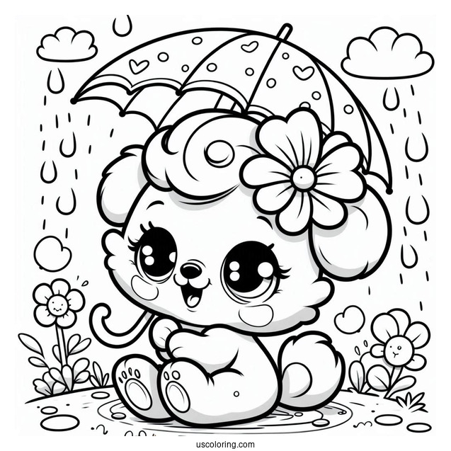 Poppy Playtime Coloring Page Of Bubba Bubbaphant For Preschoolers