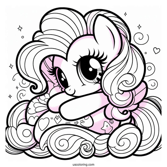 Pinkie Pie Coloring Page Of Trinity Pie Hugging
