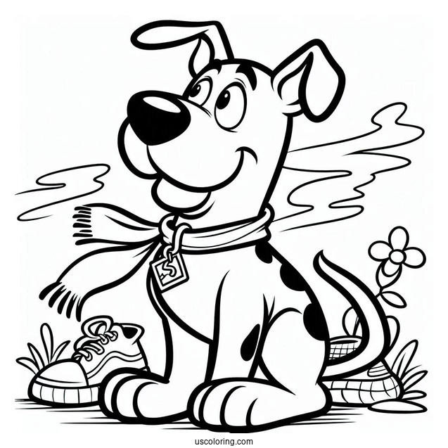 Scrappy-Doo Coloring Page For Kids