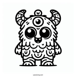 Easy My Singing Monsters Ghazt Coloring Sheet For Kids