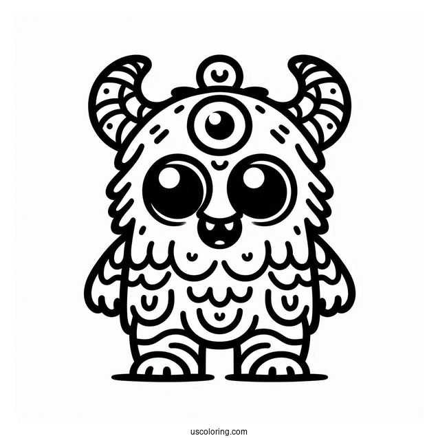 Easy My Singing Monsters Ghazt Coloring Sheet For Kids