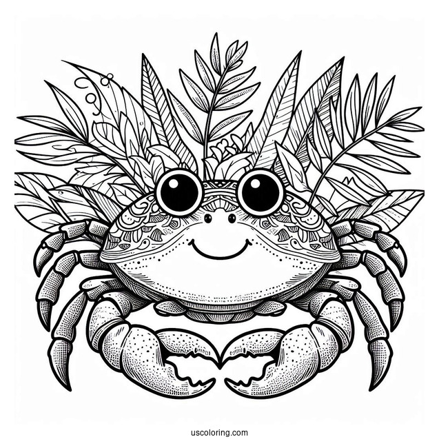 Sally Lightfoot Crab Coloring Page