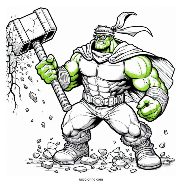 The Hulk Smashing Wall