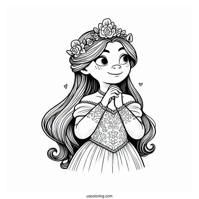 Princess Fiona Coloring Page