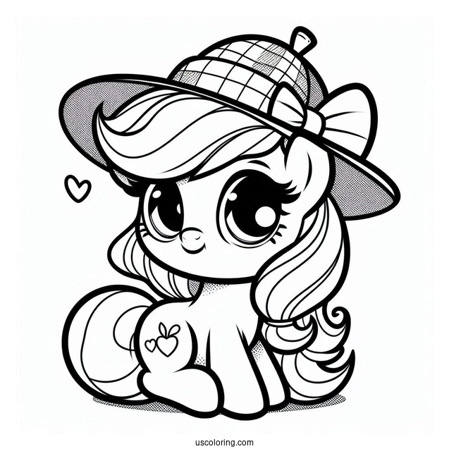 Baby Applejack with Hat for Kids