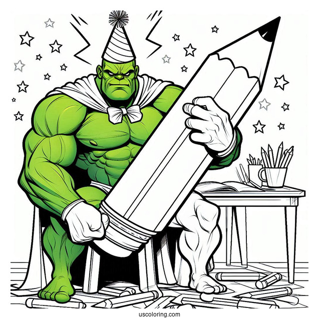 The Hulk Coloring Page Behind Spider Man For Kids
