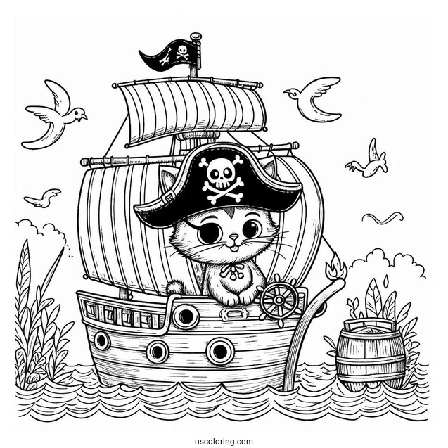 Pete The Cat On a Pirate Ship